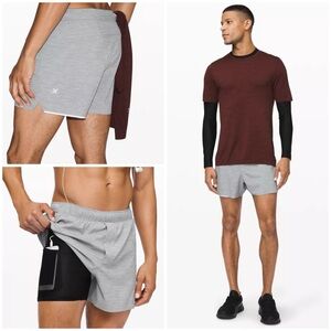 lululemon athletica Gray Athletic Shorts